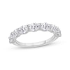 Thumbnail Image 1 of Lab-Grown Diamonds by KAY Oval-Cut Horizontal Anniversary Ring 1-1/2 ct tw 14K White Gold