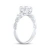 Thumbnail Image 2 of Oval-Cut Diamond Engagement Ring 3/4 ct tw 14K White Gold