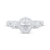 Thumbnail Image 3 of Oval-Cut Diamond Engagement Ring 3/4 ct tw 14K White Gold