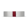 Thumbnail Image 3 of Neil Lane Men's Baguette-Cut Natural Ruby Wedding Band 14K White Gold