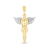 Thumbnail Image 1 of Men's Diamond Saint Michael Charm 1/3 ct tw 10K Yellow Gold