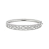 Thumbnail Image 0 of Marquise & Round-Cut White Lab-Created Sapphire Bangle Bracelet Sterling Silver