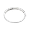 Thumbnail Image 1 of Marquise & Round-Cut White Lab-Created Sapphire Bangle Bracelet Sterling Silver