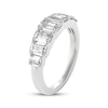 Thumbnail Image 2 of THE LEO Legacy Lab-Grown Diamond Emerald-Cut Anniversary Ring 2 ct tw 14K White Gold