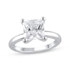 Thumbnail Image 1 of Lab-Grown Diamonds by KAY Princess-Cut Solitaire Engagement Ring 3 ct tw 14K White Gold (F/SI2)