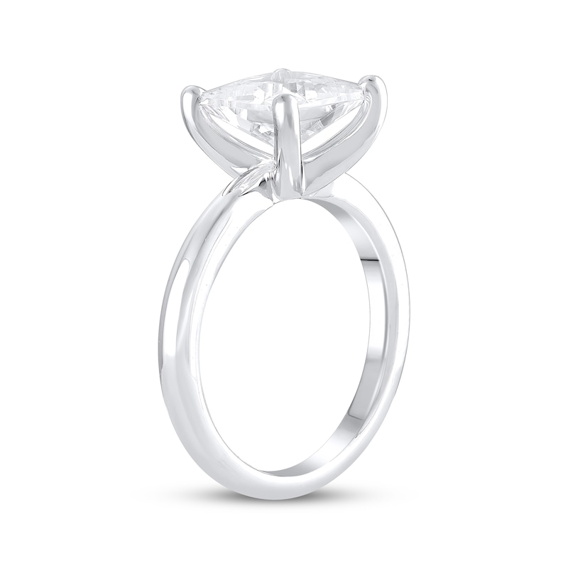 Main Image 2 of Lab-Grown Diamonds by KAY Princess-Cut Solitaire Engagement Ring 3 ct tw 14K White Gold (F/SI2)