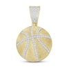 Thumbnail Image 1 of Men's Diamond Basketball Pendant 1/5 ct tw 10K Yellow Gold