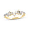 Thumbnail Image 1 of Round-Cut Diamond Scatter Anniversary Band 1/3 ct tw 14K Yellow Gold