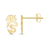 Thumbnail Image 1 of Dragon Cutout Stud Earrings 10K Yellow Gold