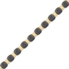 Thumbnail Image 2 of Men's Black Diamond Cushion Link Bracelet 6 ct tw 10K Yellow Gold 8.5&quot;