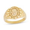 Thumbnail Image 1 of Men's Hamsa Nugget Ring 10K Yellow Gold