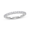 Thumbnail Image 1 of Alternating Size Diamond Anniversary Ring 1/4 ct tw 14K White Gold