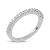 Thumbnail Image 2 of Alternating Size Diamond Anniversary Ring 1/4 ct tw 14K White Gold