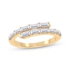 Thumbnail Image 1 of Baguette-Cut Diamond Wrap Ring 1/2 ct tw 14K Yellow Gold