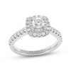 Thumbnail Image 1 of THE LEO Diamond Round-Cut Halo Engagement Ring 7/8 ct tw 14K White Gold