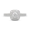 Thumbnail Image 3 of THE LEO Diamond Round-Cut Halo Engagement Ring 7/8 ct tw 14K White Gold