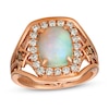 Thumbnail Image 0 of Le Vian Creme Brulee Opal Ring 1/2 ct tw Diamonds 14K Strawberry Gold - Size 7