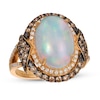 Thumbnail Image 1 of Le Vian Chocolatier Opal Ring 1-1/6 ct tw Diamonds 18K Strawberry Gold - Size 7