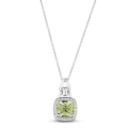 Le Vian Quartz Necklace 1/5 ct tw Diamonds 14K Vanilla Gold 20&quot;