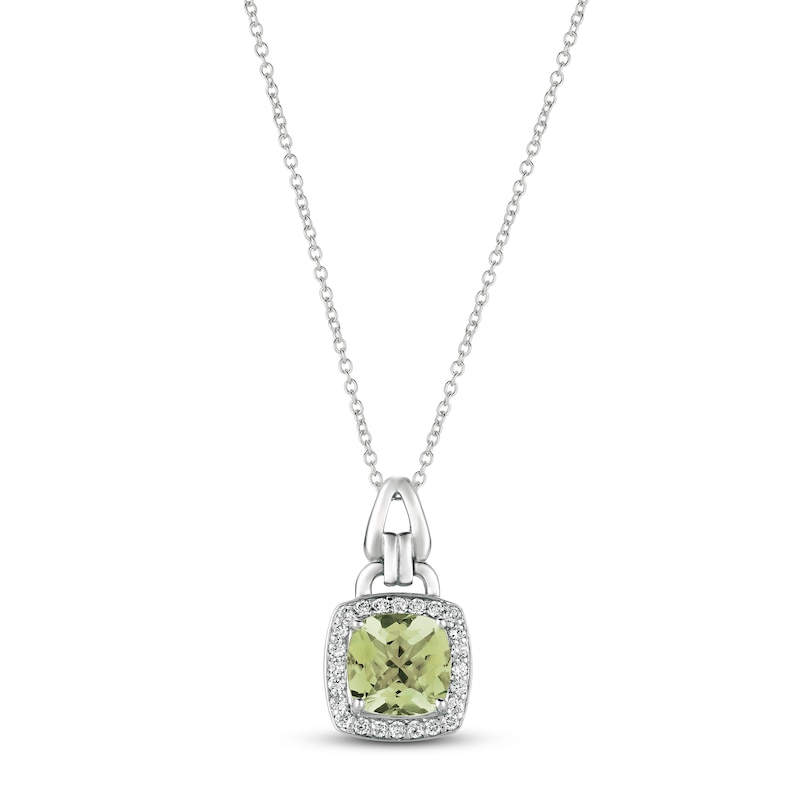 Main Image 1 of Le Vian Quartz Necklace 1/5 ct tw Diamonds 14K Vanilla Gold 20&quot;