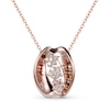 Thumbnail Image 1 of Le Vian Creme Brulee Diamond Necklace 3/8 ct tw 14K Strawberry Gold 20&quot;