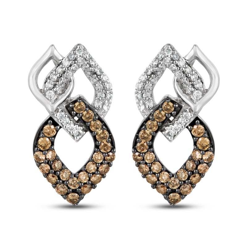 Main Image 1 of Le Vian Chocolatier Diamond Earrings 5/8 ct tw 14K Vanilla Gold