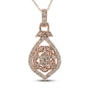 Thumbnail Image 0 of Le Vian Creme Brulee Necklace 7/8 ct tw Diamond 14K Strawberry Gold 18"