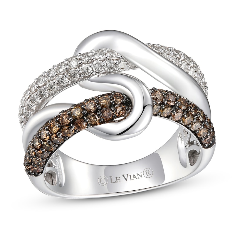 Le Vian Creme Brulee Ring 1-1/3 ct tw Diamonds 14K Vanilla Gold - Size 7