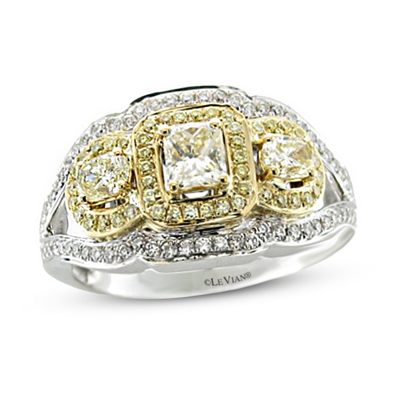 Main Image 1 of Le Vian Diamond Ring 1-1/4 ct tw 18K Two-Tone Gold - Size 7