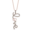 Thumbnail Image 1 of Le Vian Love Necklace 1-1/4 ct tw Diamonds 14K Strawberry Gold 18&quot;