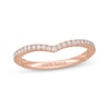 Thumbnail Image 8 of Neil Lane Diamond Chevron Wedding Band 1/4 ct tw 14K Rose Gold