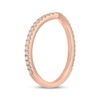 Thumbnail Image 9 of Neil Lane Diamond Chevron Wedding Band 1/4 ct tw 14K Rose Gold