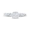 Thumbnail Image 2 of Princess-Cut Diamond Engagement Ring 1/2 ct tw 14K White Gold