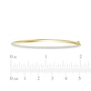 Thumbnail Image 3 of Diamond Bangle Bracelet 1/2 ct tw 10K Yellow Gold