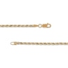 Thumbnail Image 4 of Hollow Rope & Box Chain Bracelet 2.46mm 10K Two-Tone Gold 8.5&quot;