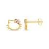 Thumbnail Image 1 of Children's Hello Kitty Stud Earrings 14K Two-Tone Gold