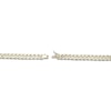 Thumbnail Image 3 of Men's Black Diamond ID Curb Chain Bracelet 1 ct tw 10K Yellow Gold 8.5&quot;