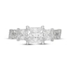 Thumbnail Image 3 of Neil Lane Artistry Princess-Cut Lab-Grown Diamond Three-Stone Engagement Ring 2-7/8 ct tw 14K White Gold