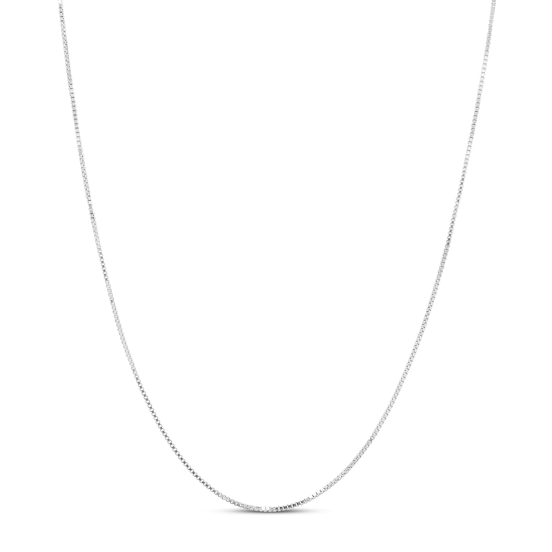 Main Image 1 of Solid Box Chain Sterling Silver 24&quot;