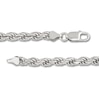 Thumbnail Image 2 of Solid Rope Chain Necklace Sterling Silver 22&quot;