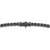 Thumbnail Image 2 of Men's Black Diamond Necklace 8 ct tw Round-cut Sterling Silver 20&quot;