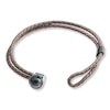 Thumbnail Image 2 of Men's Leather Bracelet Stainless Steel 8.5&quot;