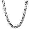 Thumbnail Image 1 of Curb Link Necklace Black Ion-Plated Stainless Steel 22&quot;