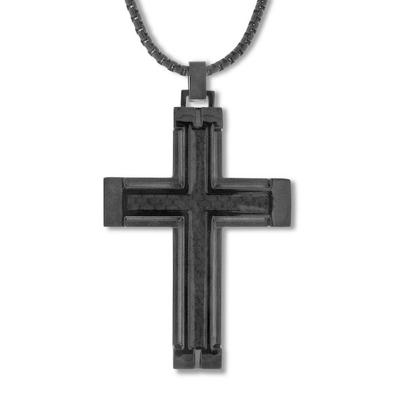 Men's Cross Necklace Stainless Steel | Kay Outlet