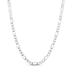 Thumbnail Image 1 of Solid Figaro Link Necklace Sterling Silver 20&quot;