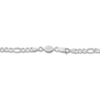 Thumbnail Image 2 of Solid Figaro Link Necklace Sterling Silver 20&quot;