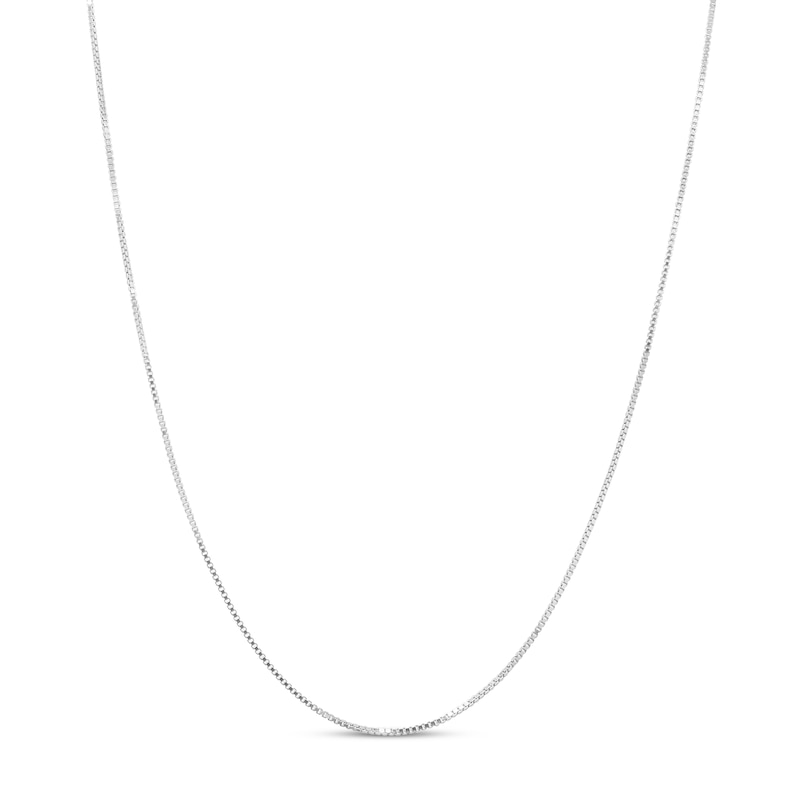 Main Image 1 of Solid Box Chain Sterling Silver 18&quot;