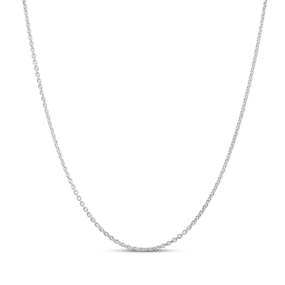 Solid Cable Chain Sterling Silver 18"