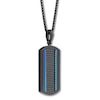 Thumbnail Image 2 of Striped Dog Tag Necklace Stainless Steel