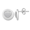 Thumbnail Image 1 of Signature Heart Earrings Sterling Silver